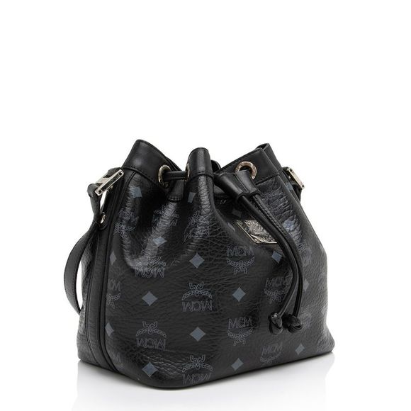 MCM Visetos Essential Drawstring Small Bucket Bag - FINAL SALE - Picture 2 of 15